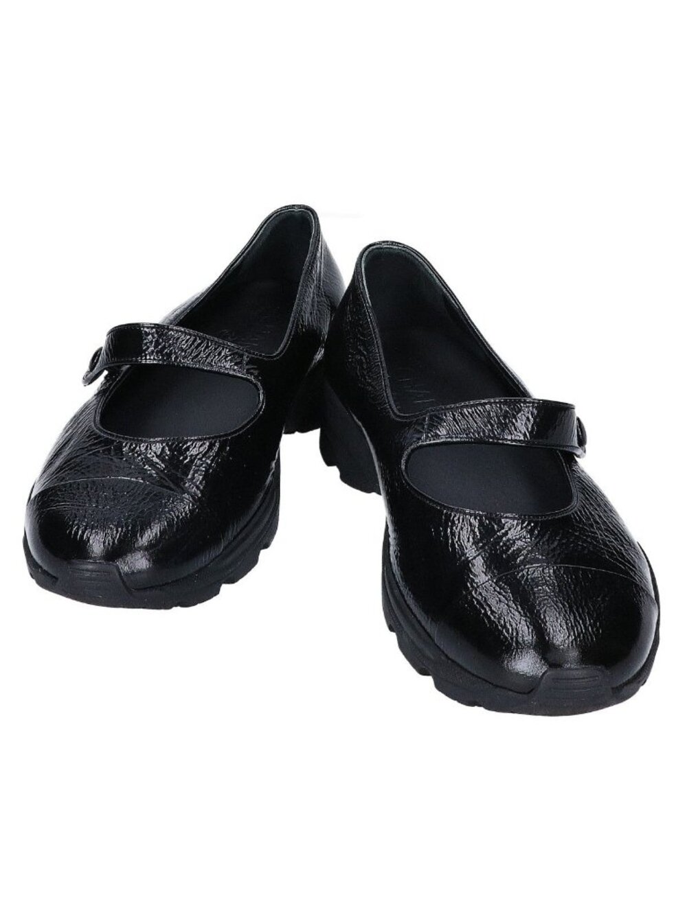 Chanel Patent Leather Mary Jane Strap Shoes